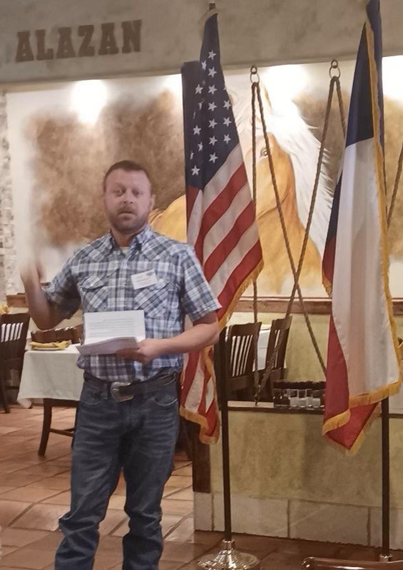 Waller County Pct. 4 Commissioner Justin Beckendorff spoke at the Feb. 7 West I-10 Chamber of Commerce meeting about the growth in Waller County.